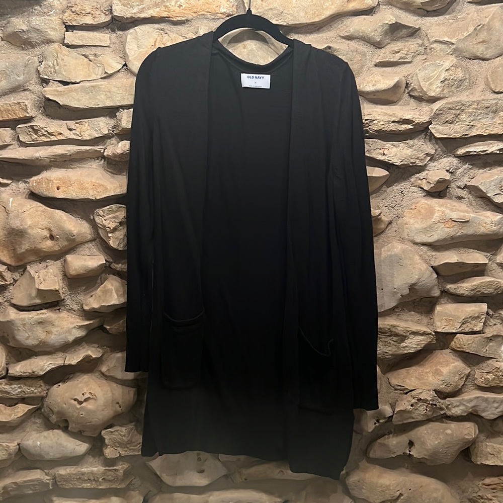 Black cardigan, lightweight